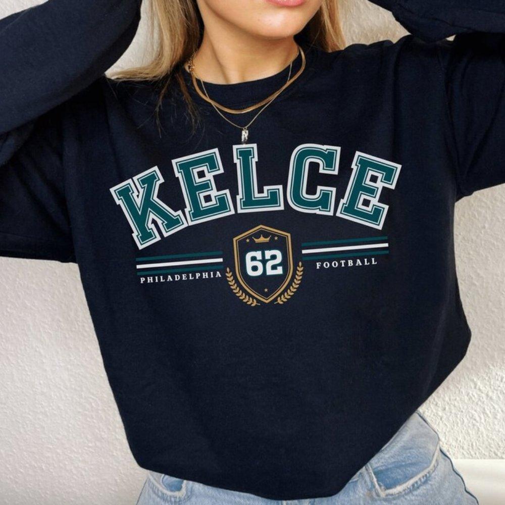 Jason Kelce Philadelphia 62 Football Legend Crewneck Sweatshirt